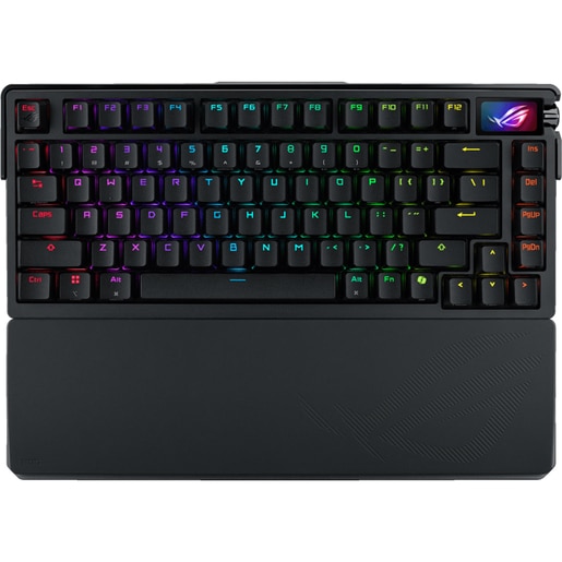 Tastatura Gaming Wireless Mecanica ASUS Rog Azoth Extreme, Bluetooth, USB, Layout US, negru Tastatura Gaming Wireless Mecanica ASUS Rog Azoth Extreme, Bluetooth, USB, Layout US, negru