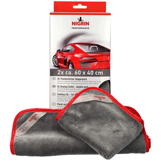 Set 2 prosoape uscare NIGRIN XL, 570GSM, 60 x 40cm, gri Set 2 prosoape uscare NIGRIN XL, 570GSM, 60 x 40cm, gri