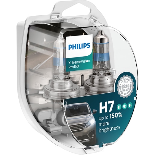 Set becuri auto PHILIPS Xtreme Vision+, 130%, H7, 3400K, 55W, 2 buc Set becuri auto PHILIPS Xtreme Vision+, 130%, H7, 3400K, 55W, 2 buc