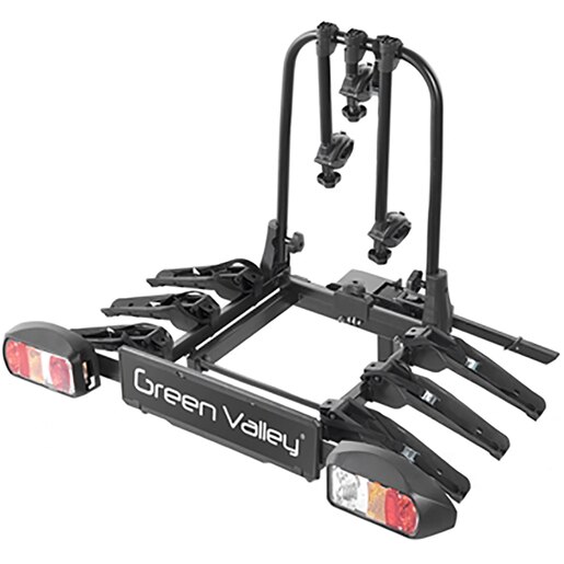 Suport biciclete GREEN VALLEY Discovery, Prindere pe carlig de remorcare, 3 biciclete Suport biciclete GREEN VALLEY Discovery, Prindere pe carlig de remorcare, 3 biciclete