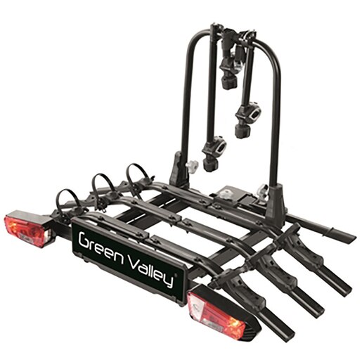 Suport biciclete GREEN VALLEY Explorer, Prindere pe carlig de remorcare, 3 biciclete Suport biciclete GREEN VALLEY Explorer, Prindere pe carlig de remorcare, 3 biciclete