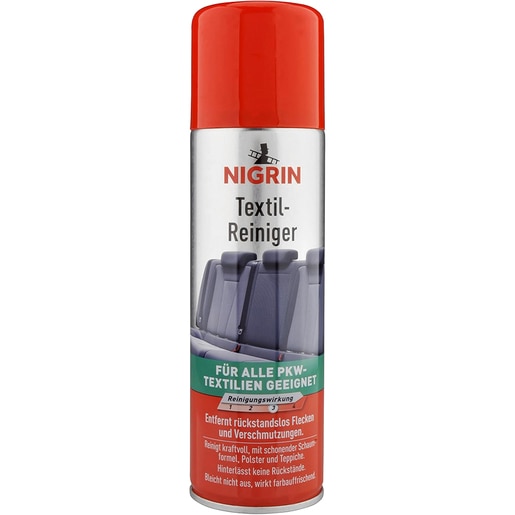 Spray curatat tapiterie textila NIGRIN 72981, 300ml Spray curatat tapiterie textila NIGRIN 72981, 300ml