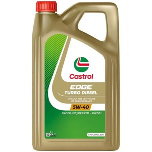 Ulei Motor CASTROL EDGE TURBO DIESEL, 5W-40, 5L Ulei Motor CASTROL EDGE TURBO DIESEL, 5W-40, 5L