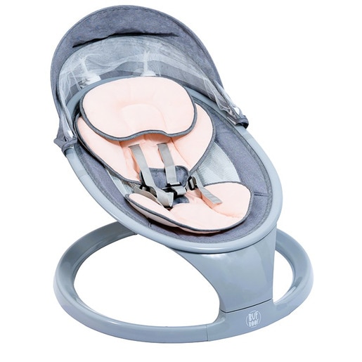 Leagan electric portabil BUF BOOF W5PINK, 0 luni+, roz-gri Leagan electric portabil BUF BOOF W5PINK, 0 luni+, roz-gri