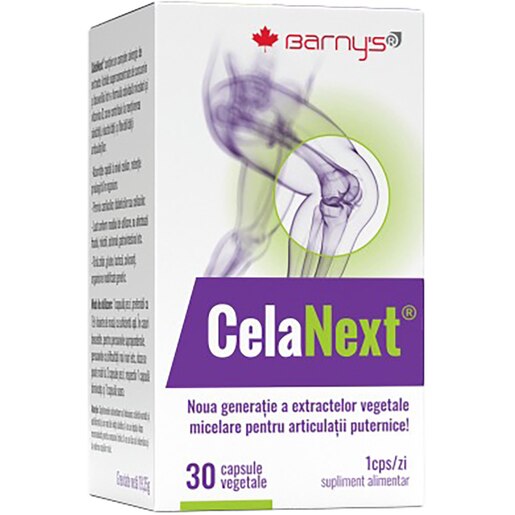 Supliment alimentar CelaNext Barnys, 30 capsule vegetale, GOOD DAYS THERAPY Supliment alimentar CelaNext Barnys, 30 capsule vegetale, GOOD DAYS THERAPY