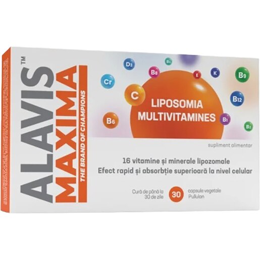 Supliment alimentar Multivitamine Liposomia Alavis Maxima, 30 capsule vegetale, GOOD DAYS THERAPY Supliment alimentar Multivitamine Liposomia Alavis Maxima, 30 capsule vegetale, GOOD DAYS THERAPY