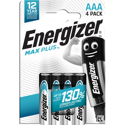 Baterii alcaline ENERGIZER AAA, 1.5V, 4 bucati Baterii alcaline ENERGIZER AAA, 1.5V, 4 bucati
