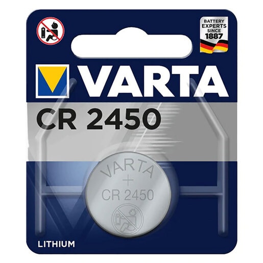Baterie litiu VARTA CR2450, 560mAh Baterie litiu VARTA CR2450, 560mAh