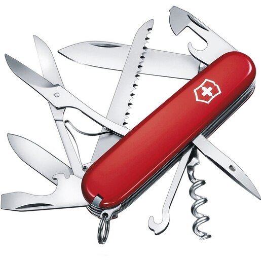 Briceag VICTORINOX Huntsman 1.3713, 15 functii, maner ABS, rosu Briceag VICTORINOX Huntsman 1.3713, 15 functii, maner ABS, rosu