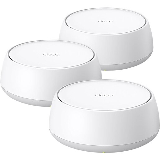 Sistem Wireless Mesh Gigabit TP-LINK Deco BE25 BE3600, Wi-Fi 7, Dual Band 688 + 2882 Mbps, 3 buc, alb Sistem Wireless Mesh Gigabit TP-LINK Deco BE25 BE3600, Wi-Fi 7, Dual Band 688 + 2882 Mbps, 3 buc, alb