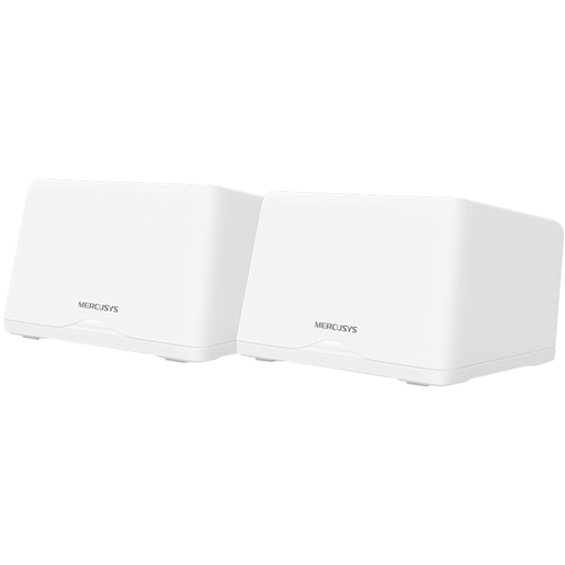 Sistem Wireless Mesh Gigabit MERCUSYS Halo H47BE BE9300, Wi-Fi 7, Tri Band 574 + 2880 + 5760 Mbps, 2 buc, alb Sistem Wireless Mesh Gigabit MERCUSYS Halo H47BE BE9300, Wi-Fi 7, Tri Band 574 + 2880 + 5760 Mbps, 2 buc, alb