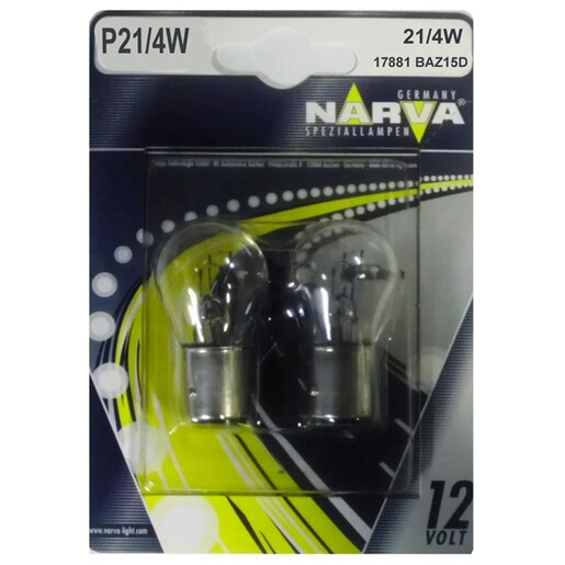 Bec auto halogen NARVA 178814000, P21/4W, 12V, 21/4W, BAZ15D, set 2 bucati Bec auto halogen NARVA 178814000, P21/4W, 12V, 21/4W, BAZ15D, set 2 bucati