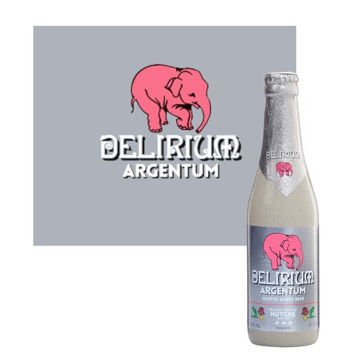 Bere blonda Delirium Argentum bax 0.33L x 24 sticle Bere blonda Delirium Argentum bax 0.33L x 24 sticle