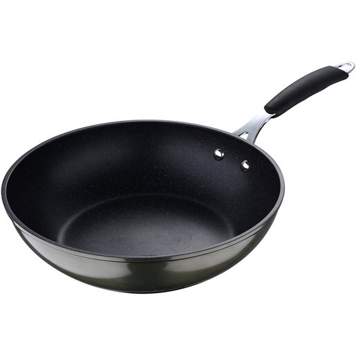 Tigaie wok BERGNER Midnight BG-30129-GR, 28cm, aluminiu, negru Tigaie wok BERGNER Midnight BG-30129-GR, 28cm, aluminiu, negru