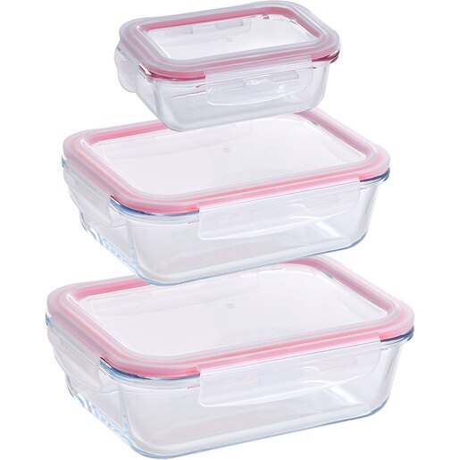 Set caserole BERGNER Walking Anywhere BGKIT-0215, 3 piese, 0.37-1.5l, sticla, transparent Set caserole BERGNER Walking Anywhere BGKIT-0215, 3 piese, 0.37-1.5l, sticla, transparent