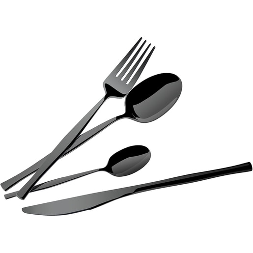 Set tacamuri BERLINGER HAUS BH/3066, 24 piese, inox, negru Set tacamuri BERLINGER HAUS BH/3066, 24 piese, inox, negru
