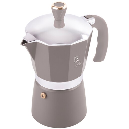 Espressor aragaz BERLINGER HAUS Taupe BH/8570, 9 cesti, 450ml, gri Espressor aragaz BERLINGER HAUS Taupe BH/8570, 9 cesti, 450ml, gri