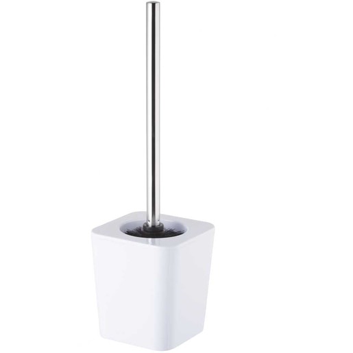 Set perie toaleta BISK Simple 06350, alb Set perie toaleta BISK Simple 06350, alb