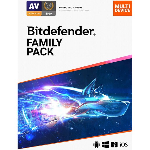 Antivirus BITDEFENDER Family Pack, 2 ani, 15 PC, Retail Antivirus BITDEFENDER Family Pack, 2 ani, 15 PC, Retail