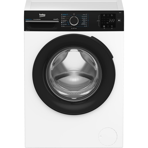 Masina de spalat rufe frontala BEKO BM3WFSU38215WPBBEE, EnergySpin, SteamCure, 8 kg, 1200rpm, Clasa A, alb Masina de spalat rufe frontala BEKO BM3WFSU38215WPBBEE, EnergySpin, SteamCure, 8 kg, 1200rpm, Clasa A, alb