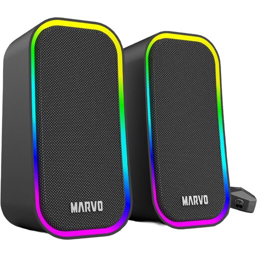 Boxe MARVO SH-258 Havoc 20, 2.0, 6W, negru Boxe MARVO SH-258 Havoc 20, 2.0, 6W, negru