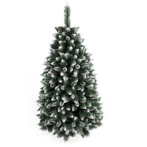 Brad artificial BRAZIDELUX Navara, 120 cm, verde-alb Brad artificial BRAZIDELUX Navara, 120 cm, verde-alb