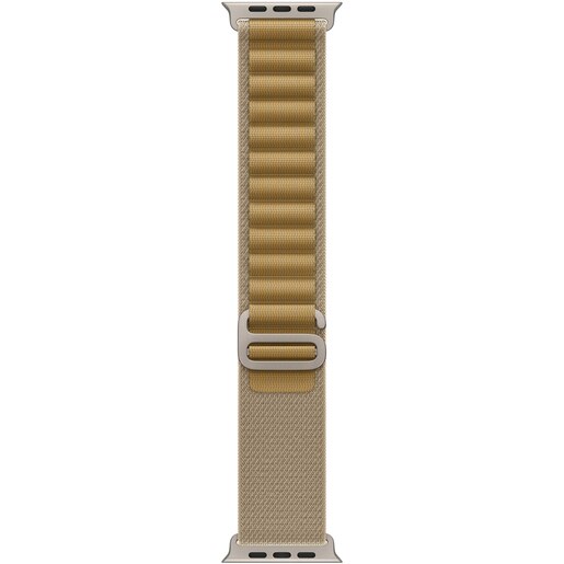 Bratara pentru APPLE Watch 49mm Tan Alpine Loop Small Natural Titanium Finish, MXN13ZM/A Bratara pentru APPLE Watch 49mm Tan Alpine Loop Small Natural Titanium Finish, MXN13ZM/A