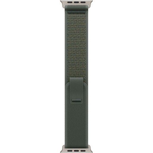Bratara pentru APPLE Watch 49mm Green Trail Loop - S/M - Natural Titanium Finish, MXTN3ZM/A Bratara pentru APPLE Watch 49mm Green Trail Loop - S/M - Natural Titanium Finish, MXTN3ZM/A