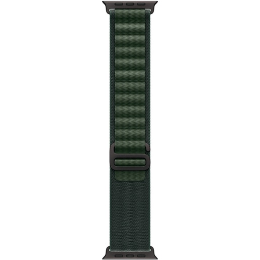 Bratara pentru APPLE Watch 49mm Dark Green Alpine Loop Large Black Titanium Finish, MYPT3ZM/A Bratara pentru APPLE Watch 49mm Dark Green Alpine Loop Large Black Titanium Finish, MYPT3ZM/A
