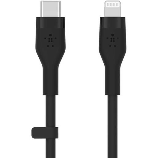 Cablu date BELKIN CAA009bt2MBK, USB-C - Lightning, 2m, negru Cablu date BELKIN CAA009bt2MBK, USB-C - Lightning, 2m, negru