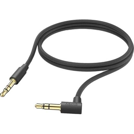 Cablu audio HAMA 201530, Jack 3.5mm - Jack 3.5mm, 2m, negru Cablu audio HAMA 201530, Jack 3.5mm - Jack 3.5mm, 2m, negru