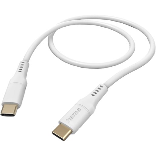 Cablu date HAMA 201577, USB-C - USB-C, 1.5m, alb Cablu date HAMA 201577, USB-C - USB-C, 1.5m, alb