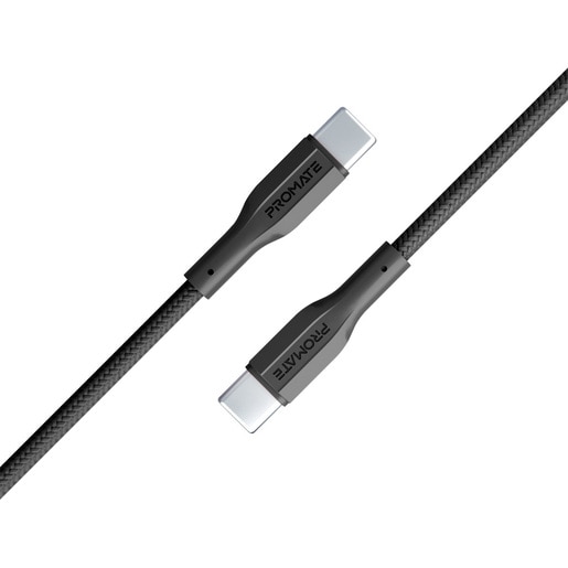 Cablu date PROMATE XCord-CC, USB-C - USB-C, Power Delivery (PD) 60W, 1m, negru Cablu date PROMATE XCord-CC, USB-C - USB-C, Power Delivery (PD) 60W, 1m, negru