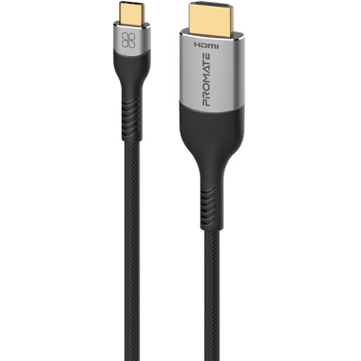 Cablu USB-C - HDMI PROMATE MEDIACORD-8K, 1.8m, negru Cablu USB-C - HDMI PROMATE MEDIACORD-8K, 1.8m, negru