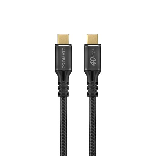 Cablu USB-C - USB-C PROMATE POWERBOLT240, 1m, negru Cablu USB-C - USB-C PROMATE POWERBOLT240, 1m, negru