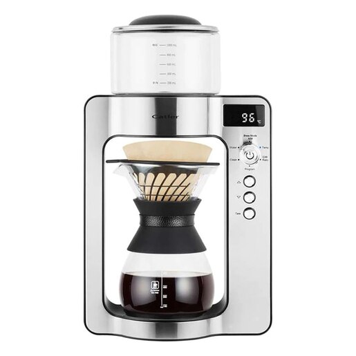 Cafetiera CATLER CM412, 1l, 1500W, 6 cesti, argintiu-negru Cafetiera CATLER CM412, 1l, 1500W, 6 cesti, argintiu-negru