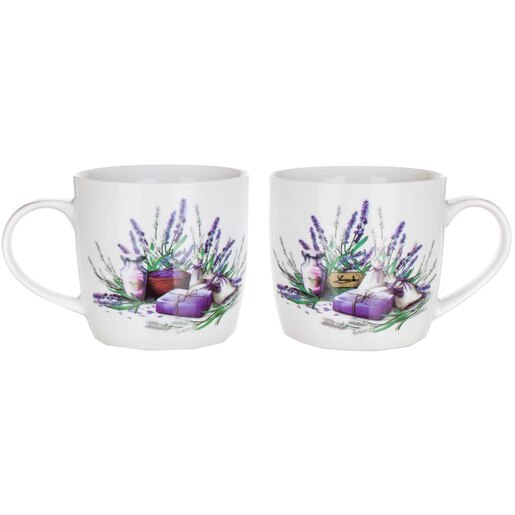 Set cani BANQUET Lavanda, 2 piese, ceramica Set cani BANQUET Lavanda, 2 piese, ceramica