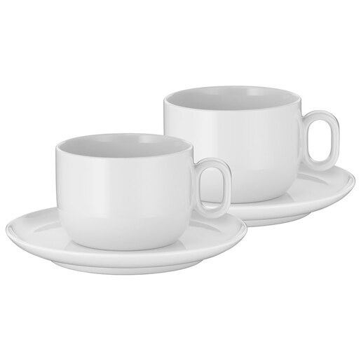 Set cesti WMF Barista Cappuccino 695949440, 4 piese, portelan, alb Set cesti WMF Barista Cappuccino 695949440, 4 piese, portelan, alb