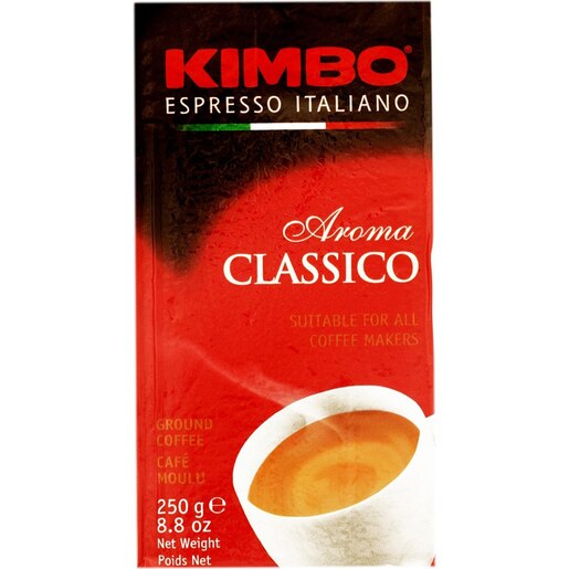 Cafea macinata KIMBO Aroma Classico, 250g Cafea macinata KIMBO Aroma Classico, 250g