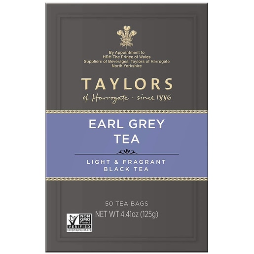 Ceai negru TAYLORS OF HARROGATE Earl Grey, 20 buc, 50g Ceai negru TAYLORS OF HARROGATE Earl Grey, 20 buc, 50g