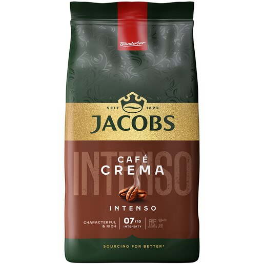 Cafea boabe JACOBS Expertenrostung Crema Intenso, 1000g Cafea boabe JACOBS Expertenrostung Crema Intenso, 1000g