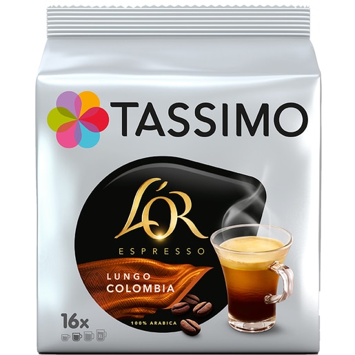 Capsule cafea TASSIMO L'or Columbia, compatibile Tassimo, 16 capsule, 110.4g Capsule cafea TASSIMO L'or Columbia, compatibile Tassimo, 16 capsule, 110.4g