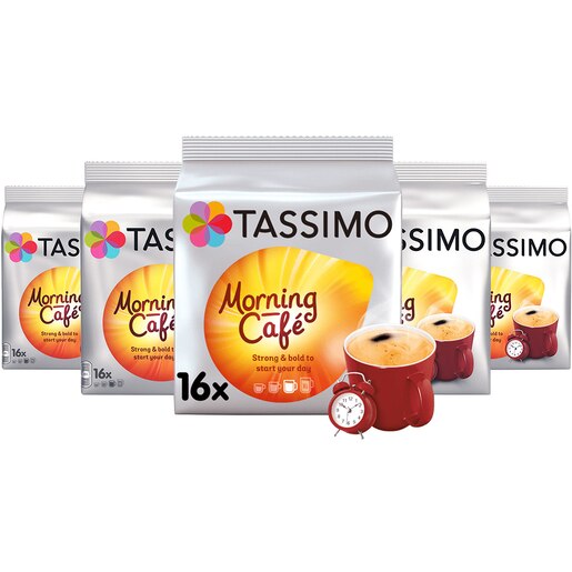 Capsule cafea TASSIMO Morning Cafe, compatibile Tassimo, 80 capsule, 624g Capsule cafea TASSIMO Morning Cafe, compatibile Tassimo, 80 capsule, 624g