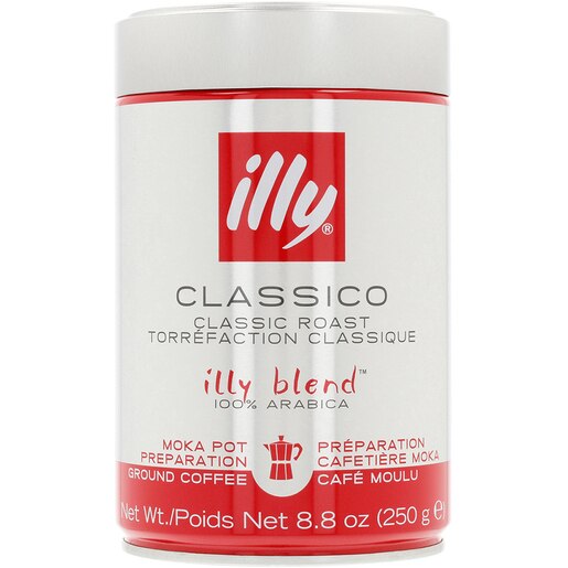 Cafea macinata ILLY Classico Moka Pot, 250g Cafea macinata ILLY Classico Moka Pot, 250g