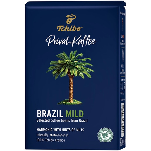 Cafea boabe TCHIBO Privat Kaffee Brazil Mild, 500g Cafea boabe TCHIBO Privat Kaffee Brazil Mild, 500g