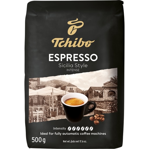 Cafea boabe TCHIBO Espresso Sicilia Style, 500g Cafea boabe TCHIBO Espresso Sicilia Style, 500g