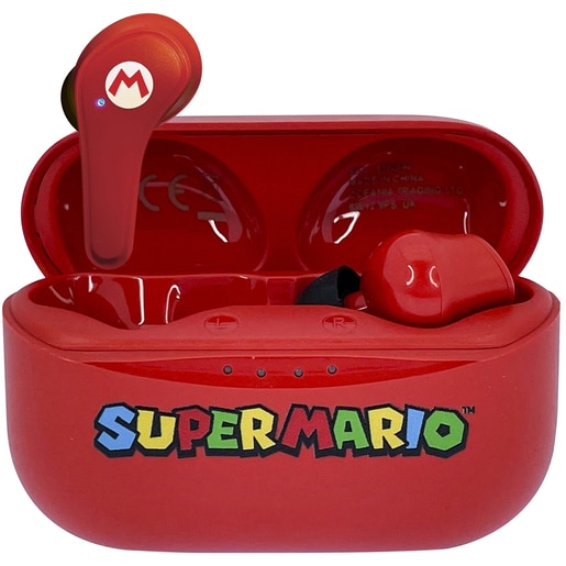 Casti pentru copii OTL Super Mario Icon, Bluetooth, In-ear, Microfon, rosu Casti pentru copii OTL Super Mario Icon, Bluetooth, In-ear, Microfon, rosu