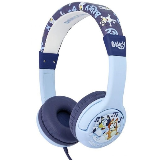 Casti pentru copii OTL Bluey, Cu fir, On-ear, albastru Casti pentru copii OTL Bluey, Cu fir, On-ear, albastru