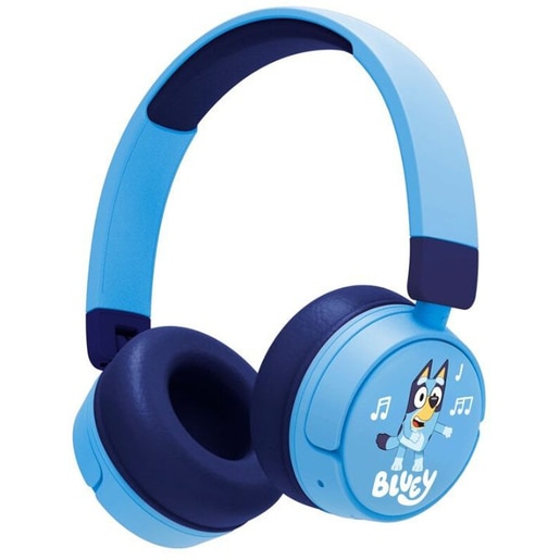 Casti pentru copii OTL Bluey, Bluetooth, On-ear, Microfon, albastru Casti pentru copii OTL Bluey, Bluetooth, On-ear, Microfon, albastru
