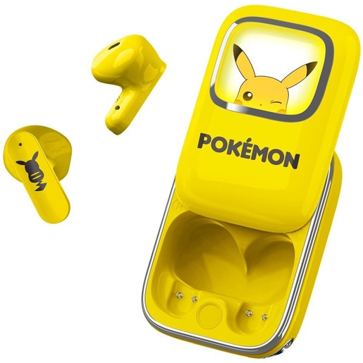 Casti pentru copii OTL Pokemon Pikachu, Bluetooth, In-ear, Microfon, galben Casti pentru copii OTL Pokemon Pikachu, Bluetooth, In-ear, Microfon, galben